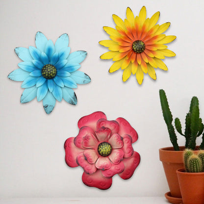 Metal Flower Wall Hanging