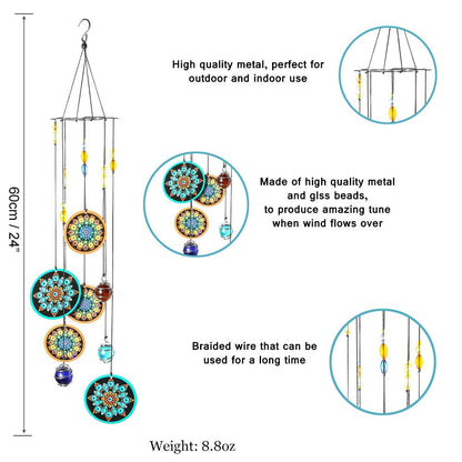 Mandala Wind Chimes