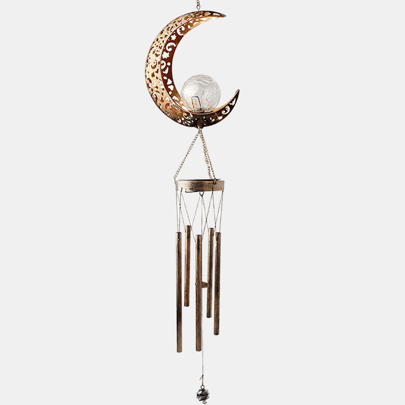 EcoGardn™ Solar Moon Wind Chimes