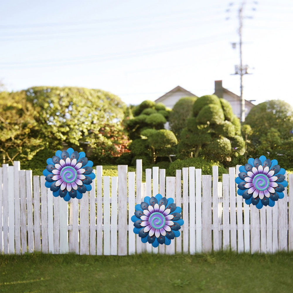 Outdoor Metal Flower Wall Art