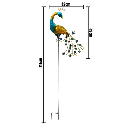 EcoGardn™ Solar Peacock Lights