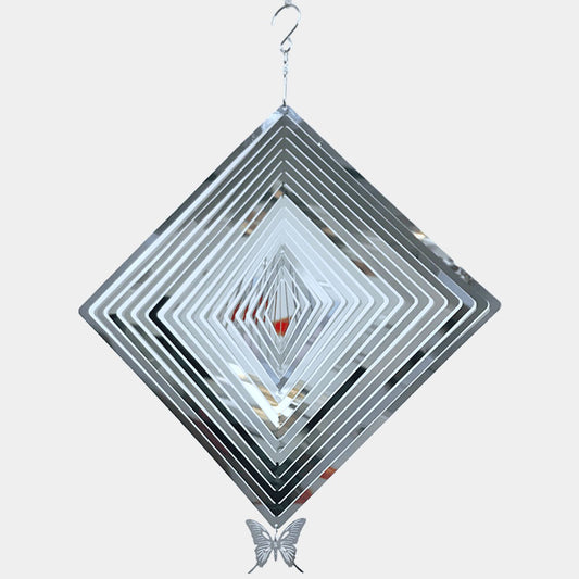 Rhombus Butterfly Wind Spinner