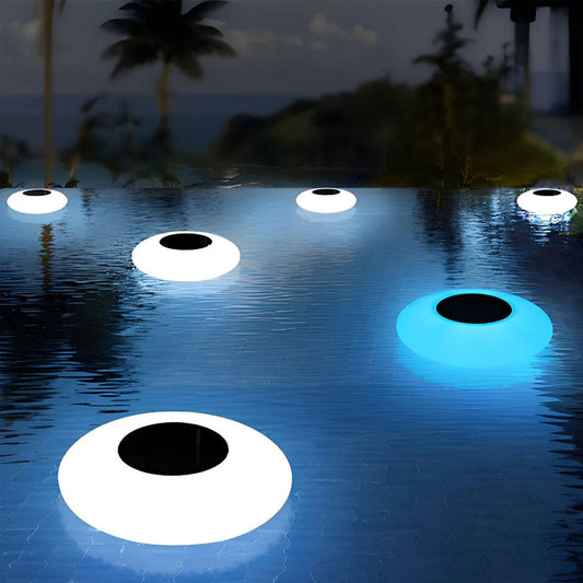 Colorful RGB Waterproof Solar Water Floating Light