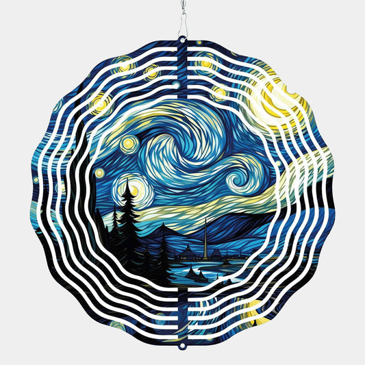 Van Gogh Starry Night Wind Spinner