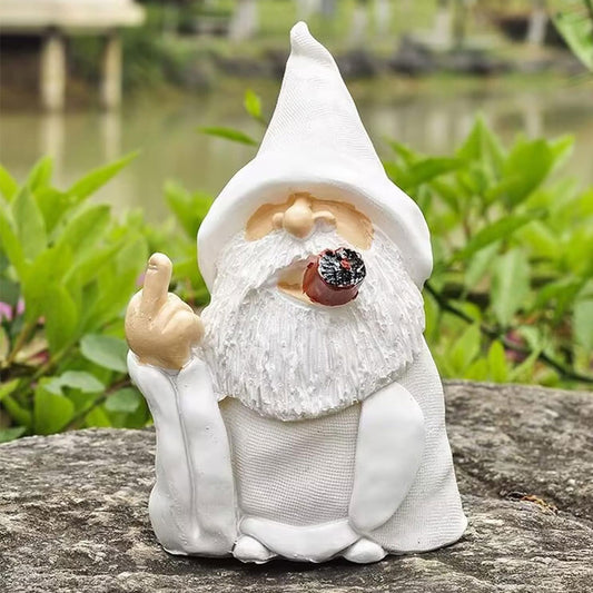 Middle Finger  Gnomes Statues