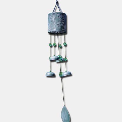 Solar Light Leaf Wind Chime