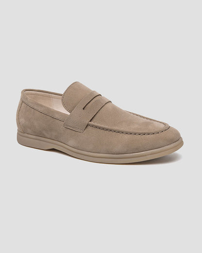 SLIP ON SUEDE LOAFERS