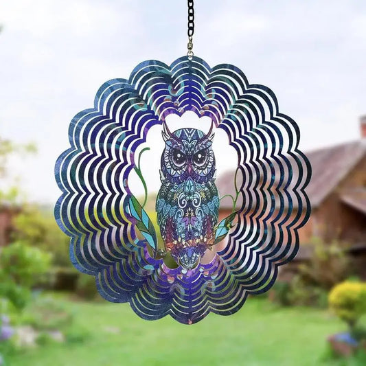 EcoGardn™ 3D Owl Wind Spinner