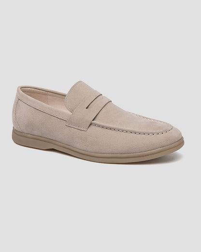 SLIP ON SUEDE LOAFERS