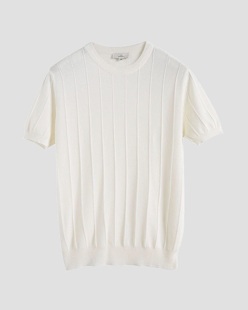 CANNES RIBBED T-SHIRT