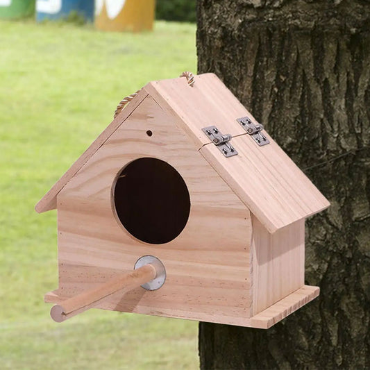 Wooden Bird Breeding Box for Garden