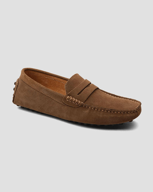 SUEDE DRIVER LOAFERS