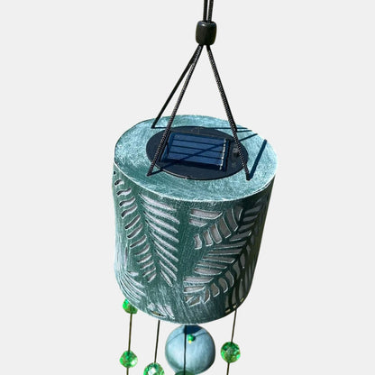 Solar Light Leaf Wind Chime