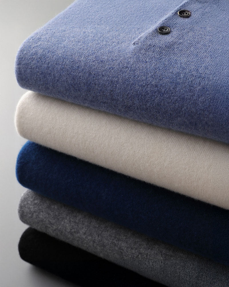 100% CASHMERE POLO