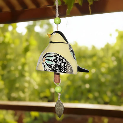 Lucky Bird Ceramic Wind Chime