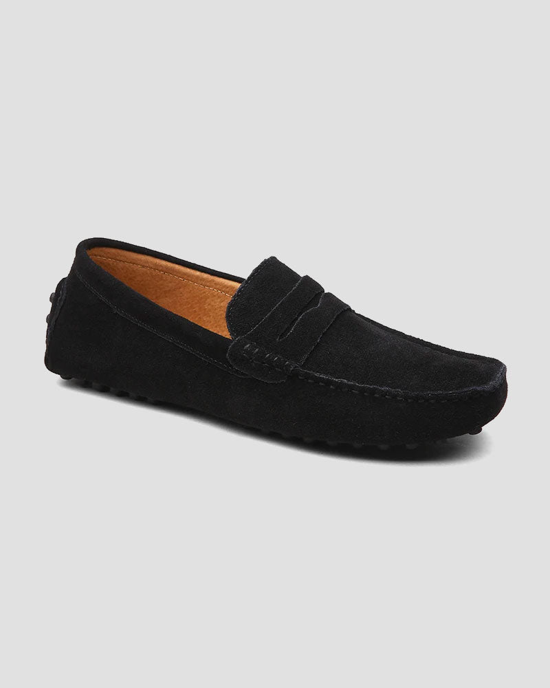 SUEDE DRIVER LOAFERS