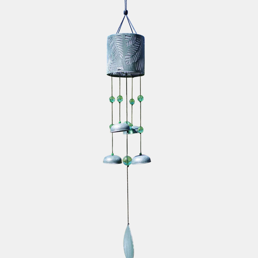 Solar Light Leaf Wind Chime