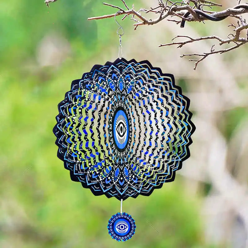 EcoGardn™ Evil Eye 3D Wind Spinner