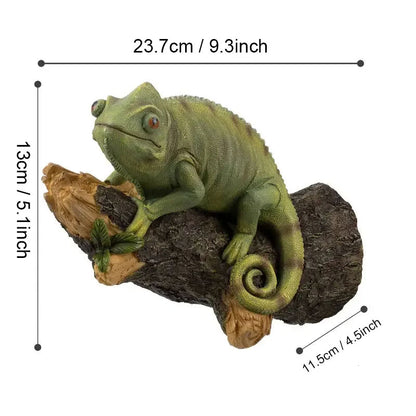 EcoGardn™ Wall Mounted Lizard Statue