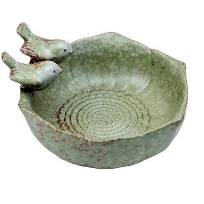 Ceramic Bowl Bird Feeder