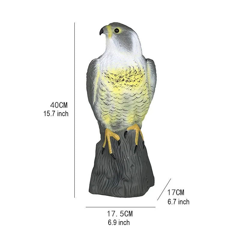 Hawk Eagle Decoy Statue