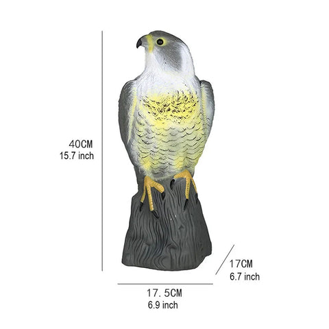 Hawk Eagle Decoy Statue