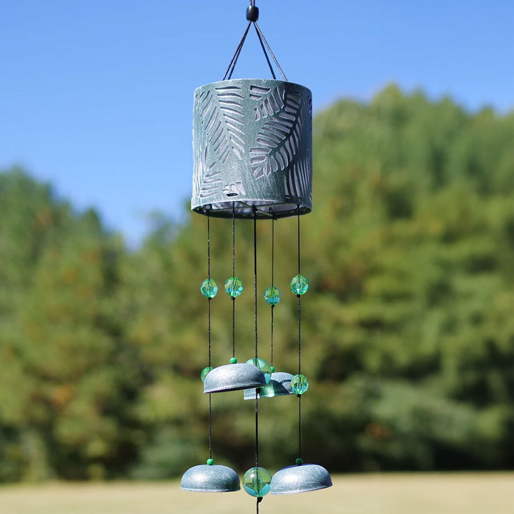 Solar Light Leaf Wind Chime