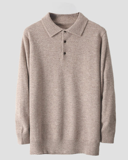 100% CASHMERE POLO