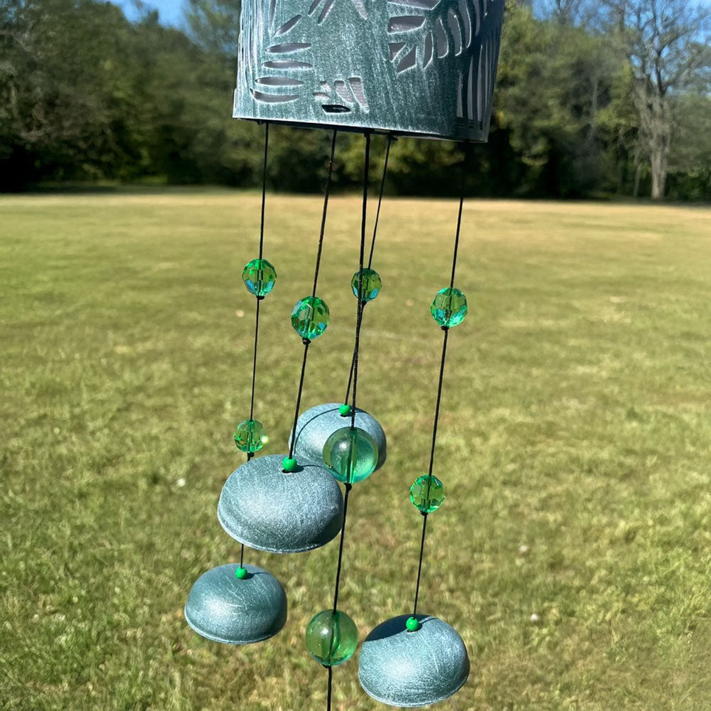 Solar Light Leaf Wind Chime