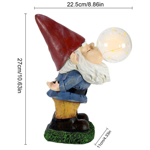 Magic Gnome Bubble Statue