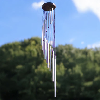 Bronze Multi-Tube Spiral Tree Wind Chime