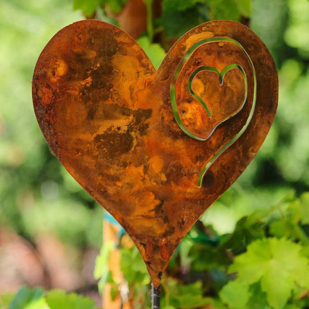 Rusted Heart Stake