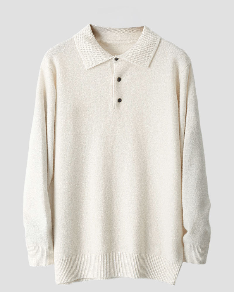 100% CASHMERE POLO