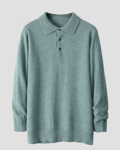 100% CASHMERE POLO