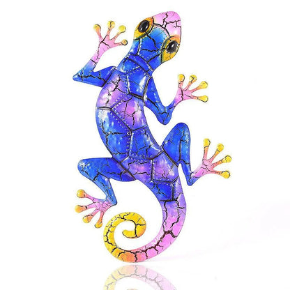 EcoGardn™ Metal Gecko Statues