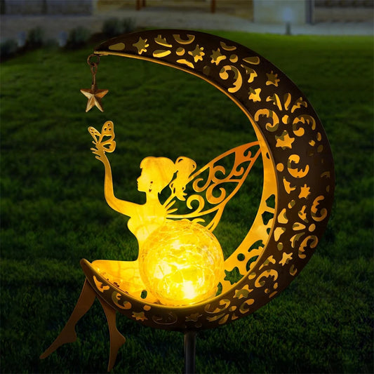 Solar Fairy Moon Light Stake