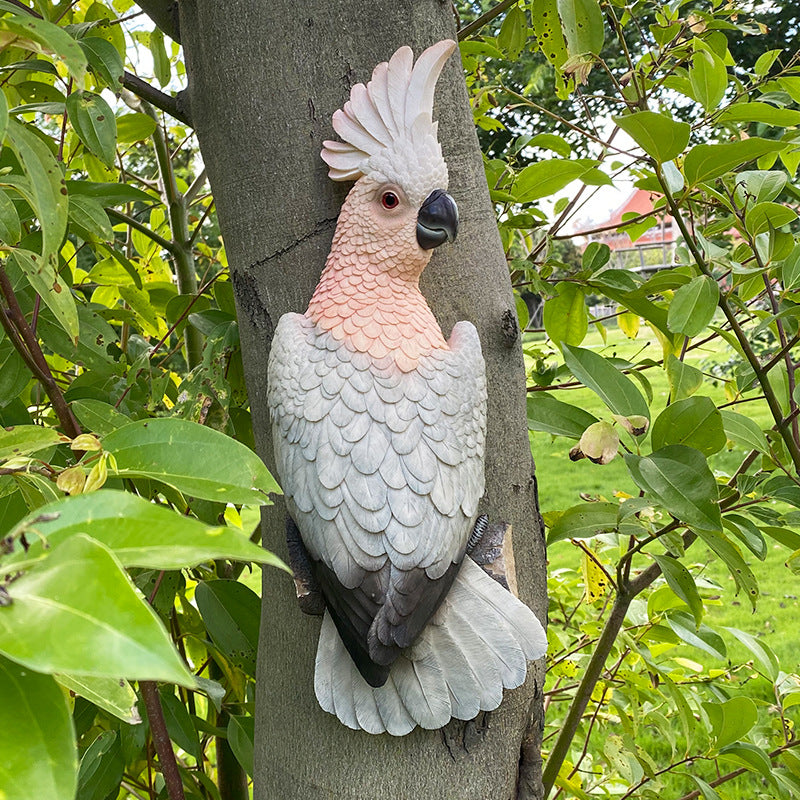 EcoGardn™ Wall Mounted Parrot Statue