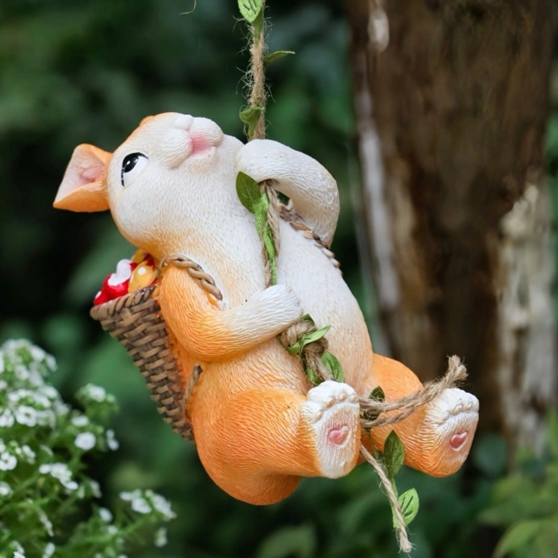 EcoGardn™ Resin Climbing Rabbit