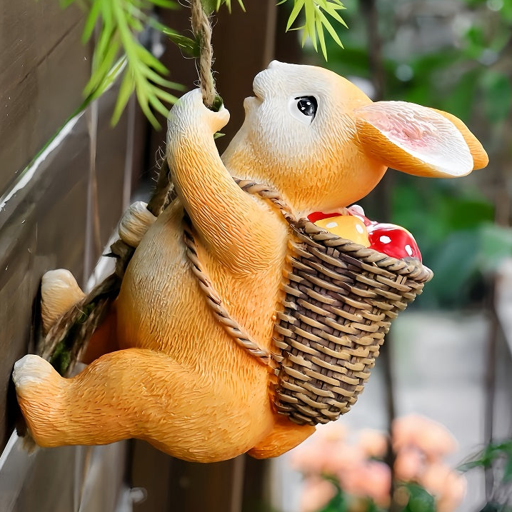 EcoGardn™ Resin Climbing Rabbit