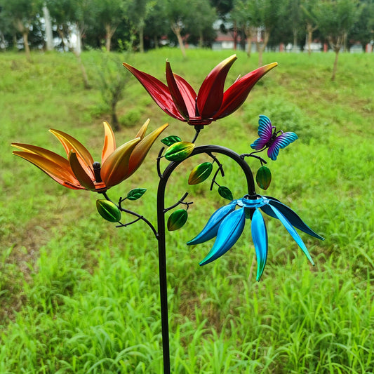 EcoGardn™ Flower Butterfly Windmill