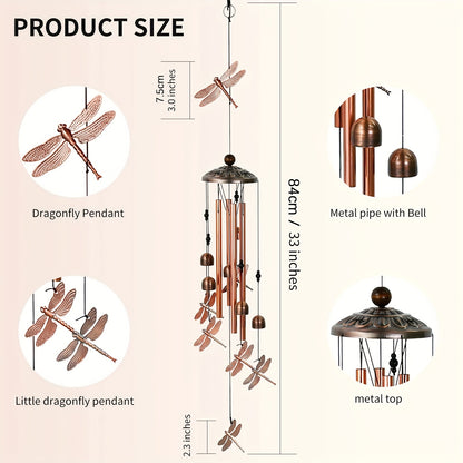 EcoGardn™  Dragonfly Wind Chimes