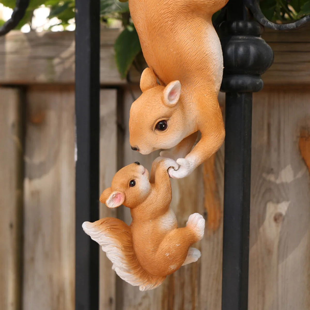 EcoGardn™ Climbing Rope Squirrel Figurine