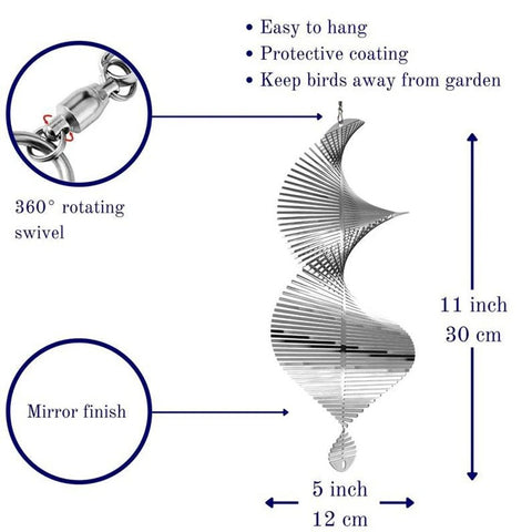 3D Helix Wind Spinner