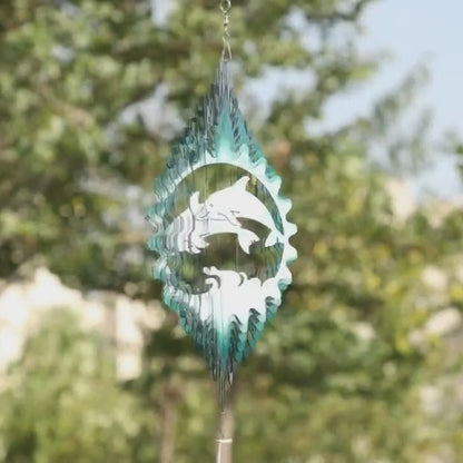 Dolphin Wind Spinner